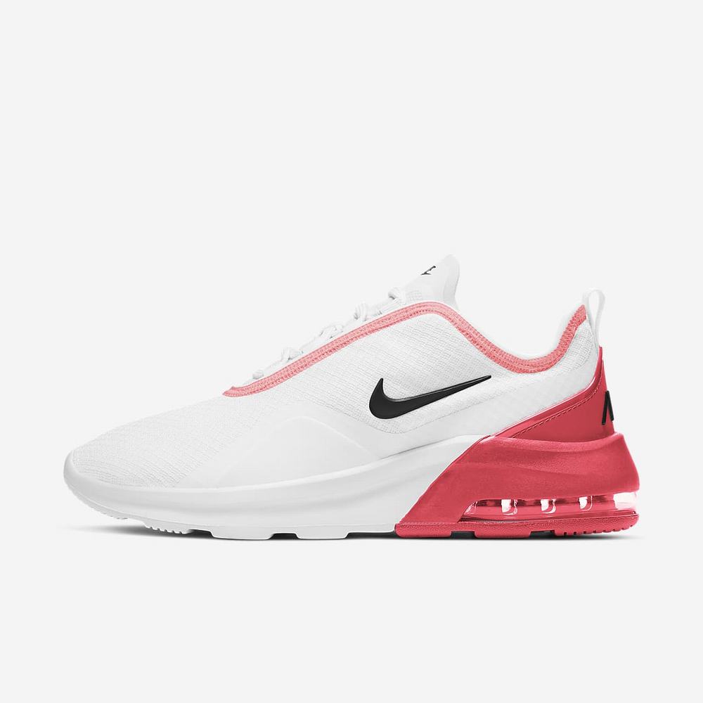 Sneakers Nike Air Max Motion 2 Blanche 3945-867 White/Flash Crimson/Black Femme | HHL-82049741